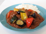 猪肉と季節野菜のスパイシーカレー