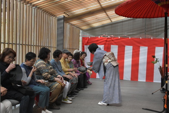 花の風まつり(広重美術館入口付近)