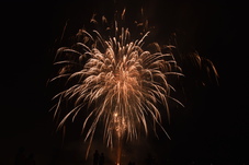 夜空を彩った花火